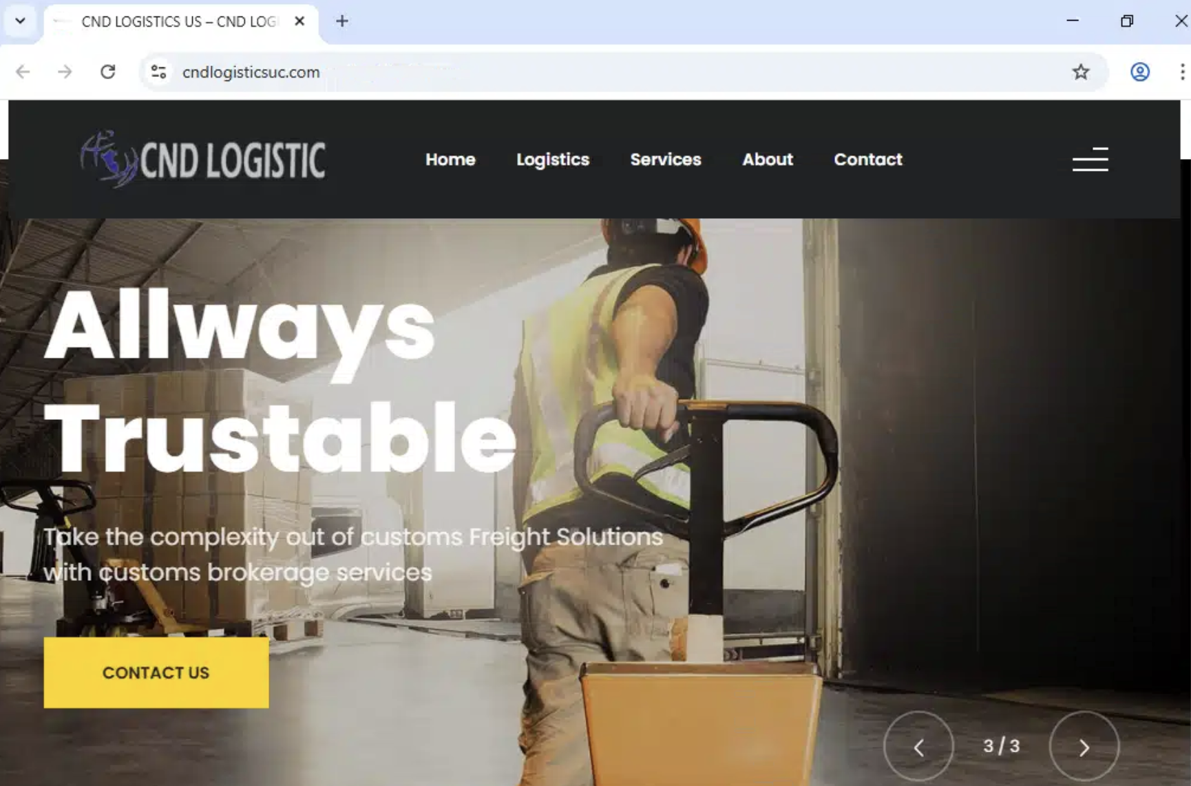 CND Logistics US site