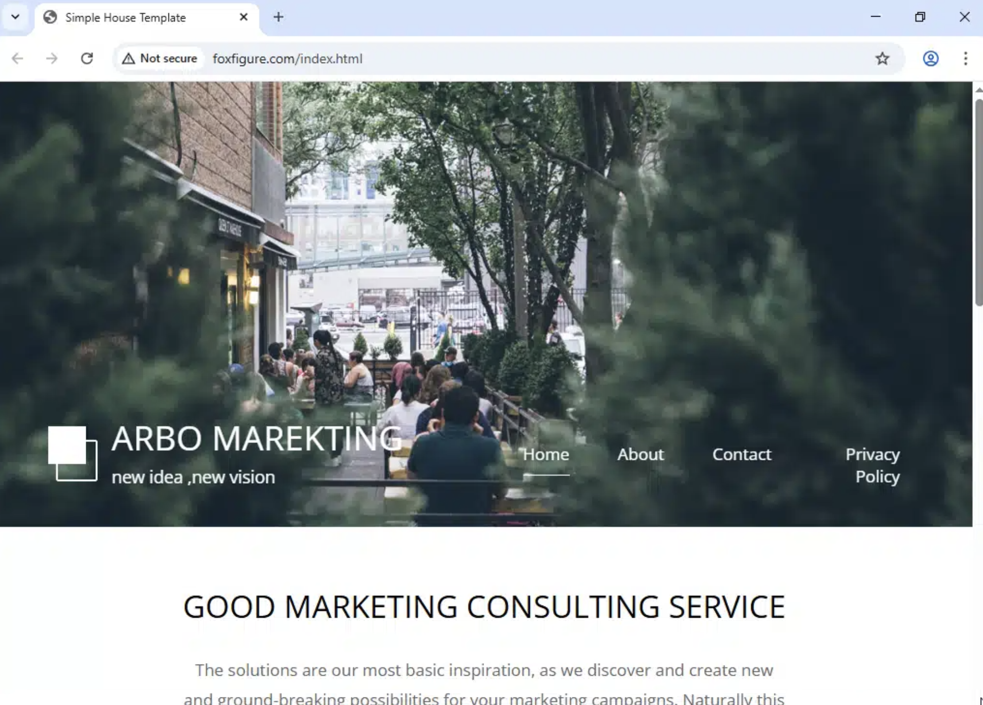 ARBO MARKETING cover page served from foxfigure.com
