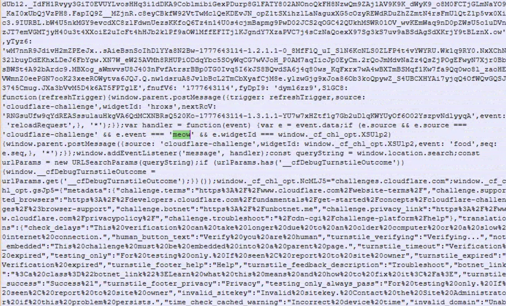 cloudflare meow